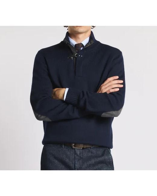 Turtlenecks Fay de hombre de color Blue
