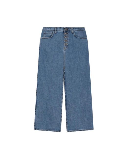 Dondup Blue Wide Jeans