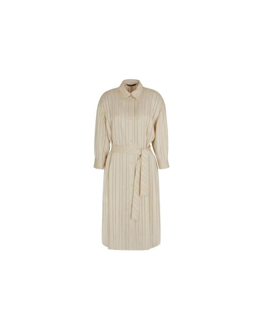 ARMANI EXCHANGE Natural Shirt Dresses