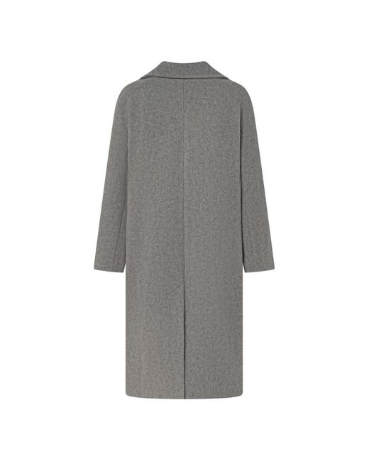 Double-Breasted Coats Windsor. de color Gray