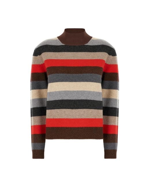 Tory Burch Truien & Vesten ,Veelkleurig ,Coltruien in het Red