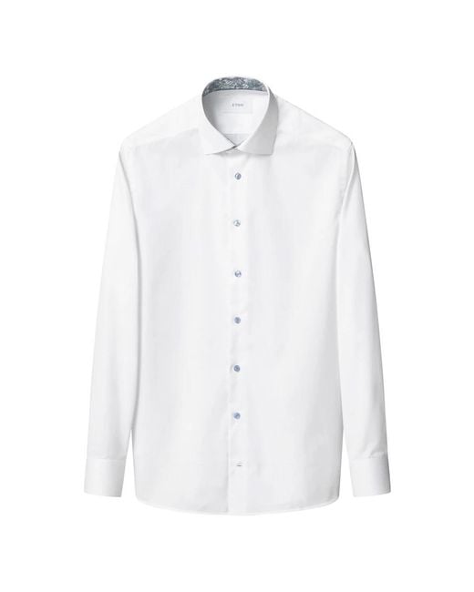Eton of Sweden White Formal Shirts for men