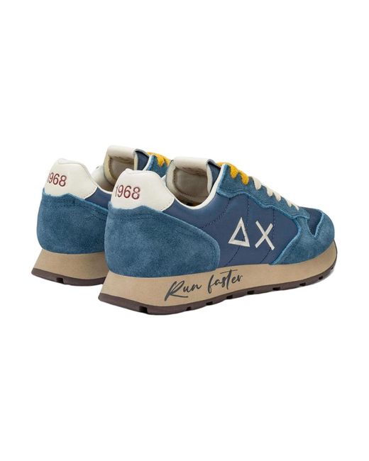 Sun 68 Blue Sneakers for men