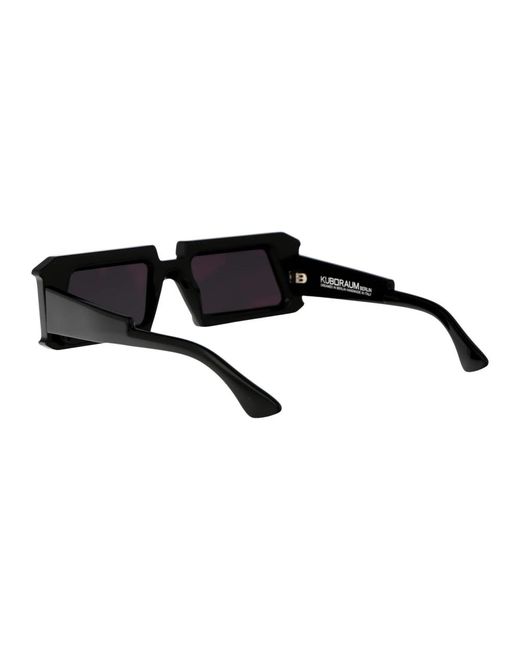 Kuboraum Stylische sonnenbrille mit maske x20 in Black für Herren
