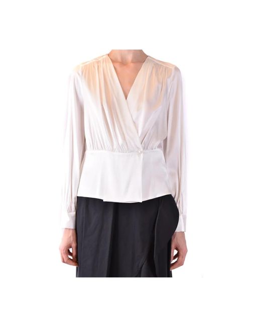 Pinko White Blouses