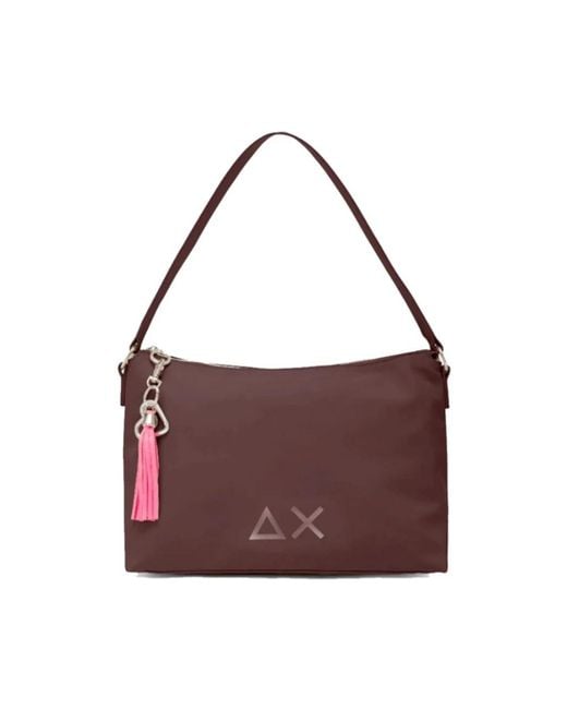 Sun 68 Purple Shoulder Bags