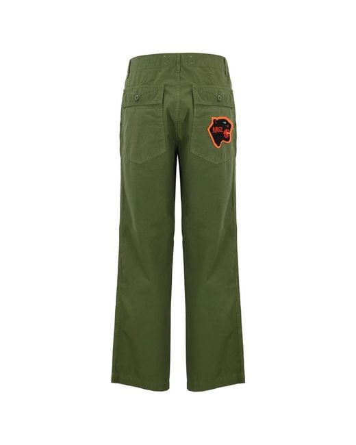 Trousers > straight trousers Roy Rogers pour homme en coloris Green