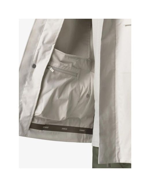 K-Way White Light Jackets for men