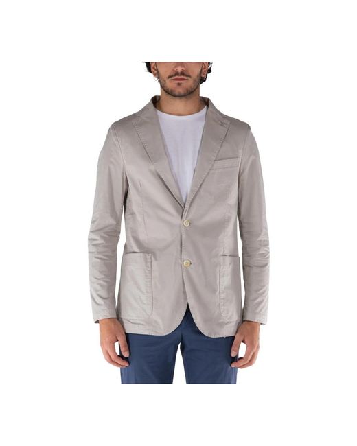 AT.P.CO Gray Blazers for men