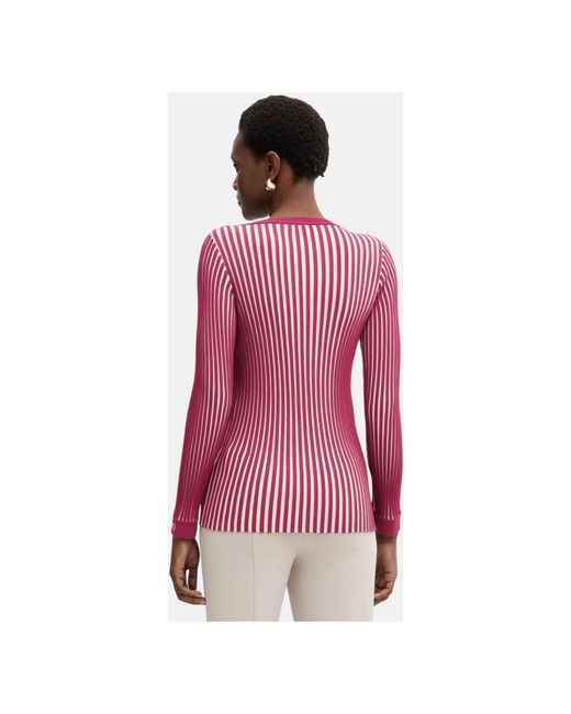 Liu Jo Pink Round-Neck Knitwear