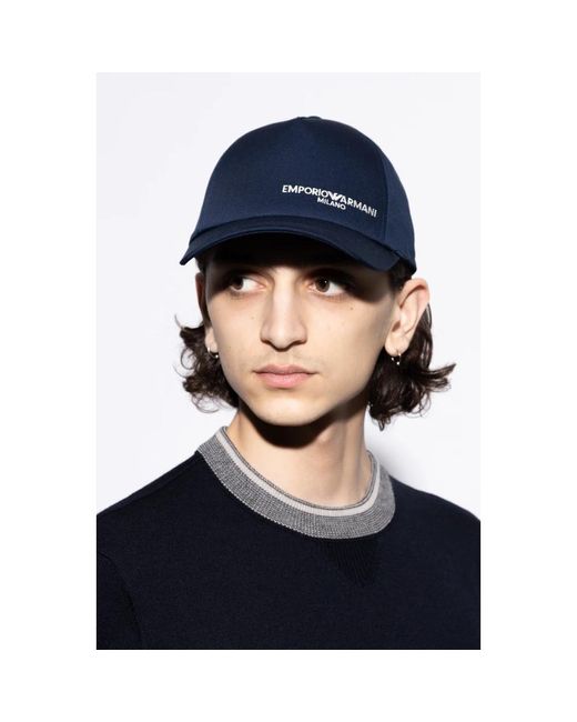 Caps di Emporio Armani in Blue da Uomo