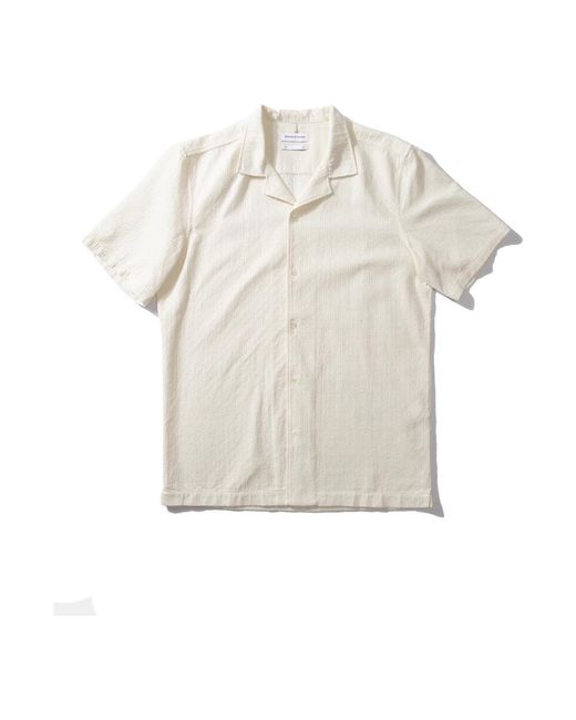 Edmmond Studios White Short Sleeve Shirts for men