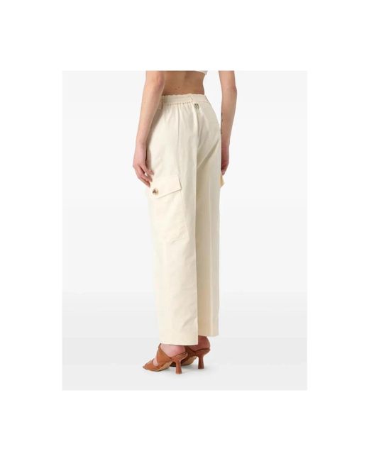 Twinset Natural Slim-Fit Trousers