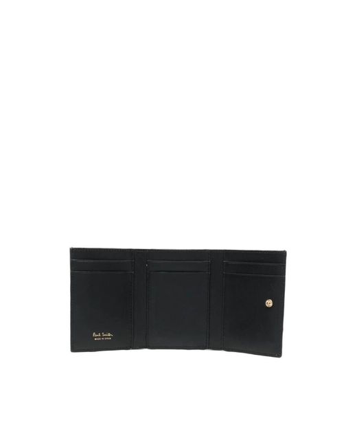 Paul Smith Pink Portemonnaie mit Signaturen-Streifen