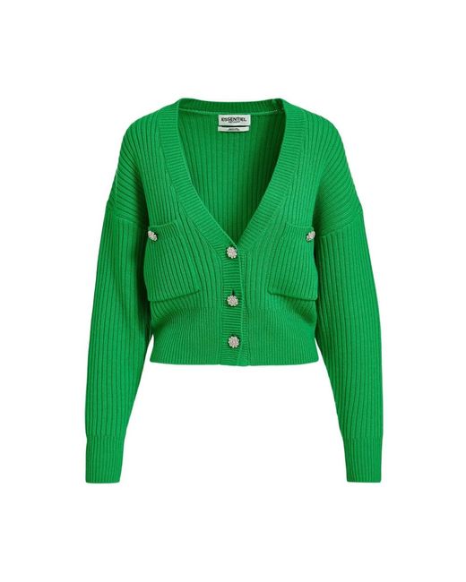 Essentiel Antwerp Green Essai Cardigan