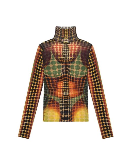 Jean Paul Gaultier Multicolor Long Sleeve T-Shirts for men
