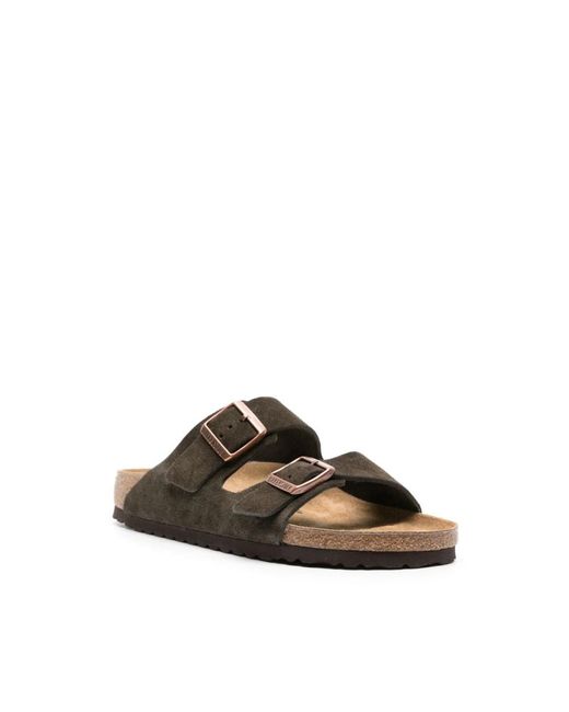 Birkenstock Brown Sliders