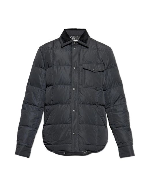 Moncler Jassen ,Zwart ,Katoen Marcilly Down Jacket in het Gray voor heren