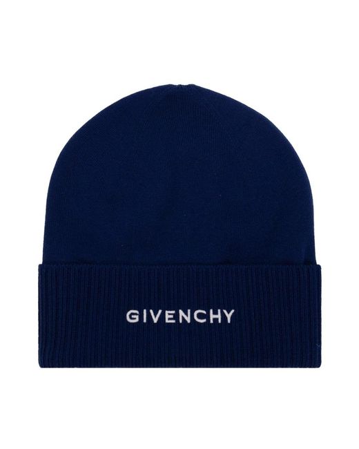 Givenchy Blue Beanies