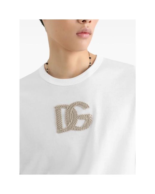 Dolce & Gabbana White T-Shirts for men