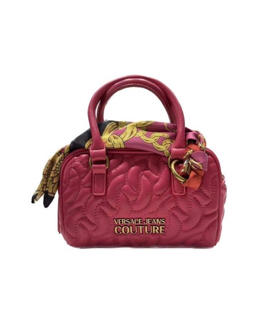 Versace Red Handtasche mit abnehmbarem schultergurt