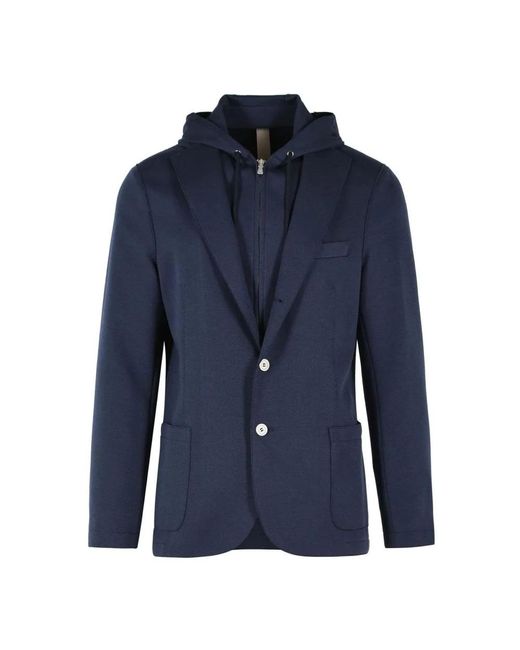 Eleventy Blue Blazers for men