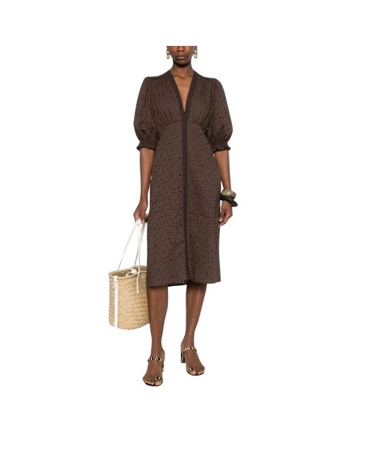 Twinset Brown Midi Dresses