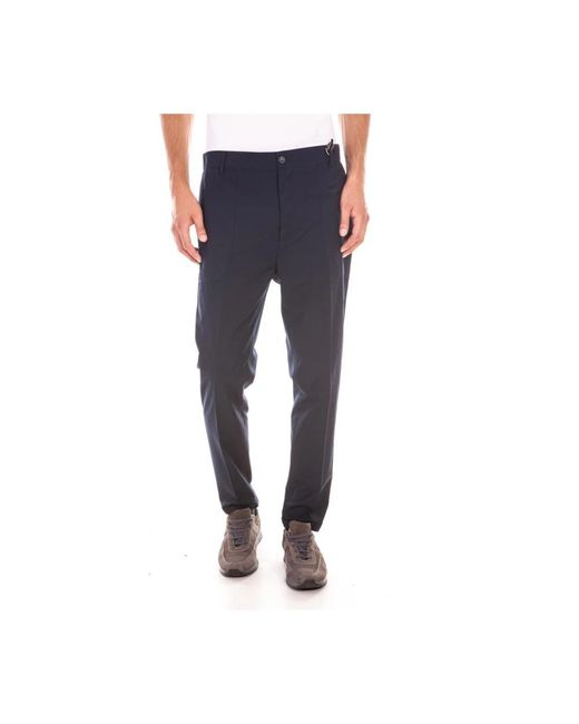 Daniele Alessandrini Blue Suit Trousers for men