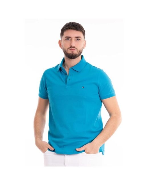 Tommy Hilfiger Retro polo shirt in Blue für Herren