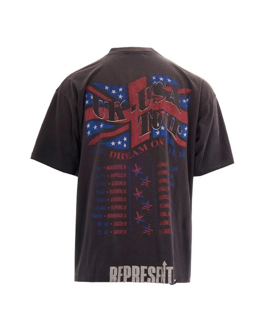 Represent Black T-Shirts for men