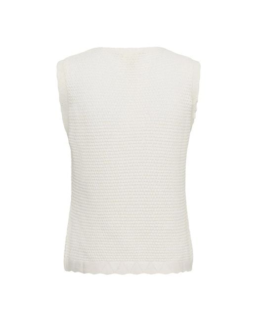 Part Two Tops ,Wit ,Mouwtjesloze Tops in het White