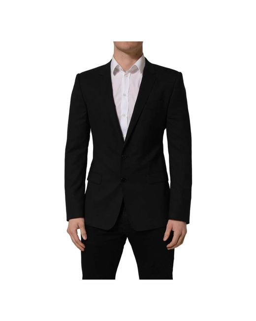 Dolce & Gabbana Black Blazers for men