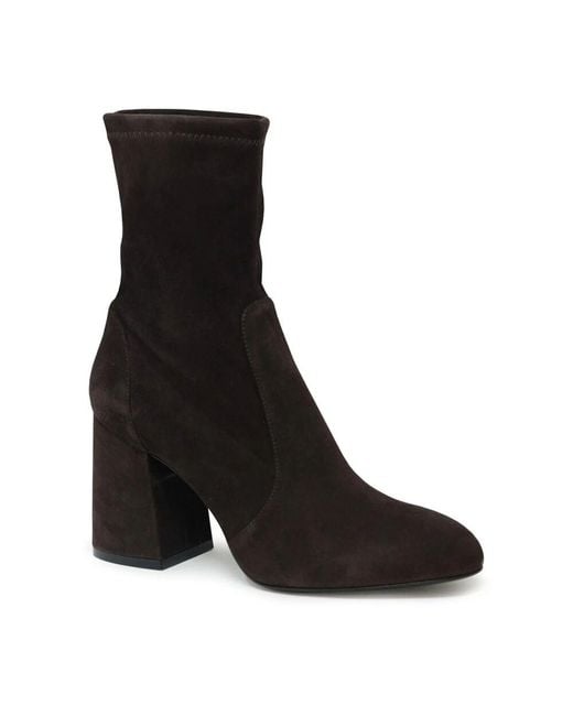 Stuart Weitzman Black Heeled Boots