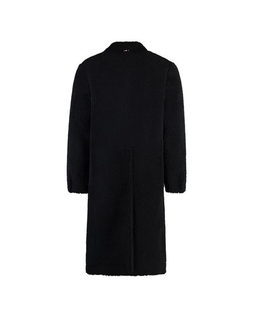 Thom Browne Black Double-Breasted Coats for men