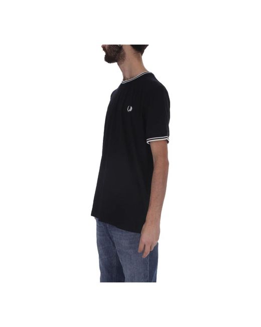 T-Shirts di Fred Perry in Black da Uomo