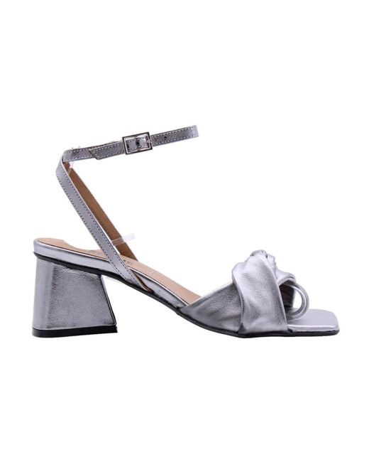 High heel sandals Carmens de color White