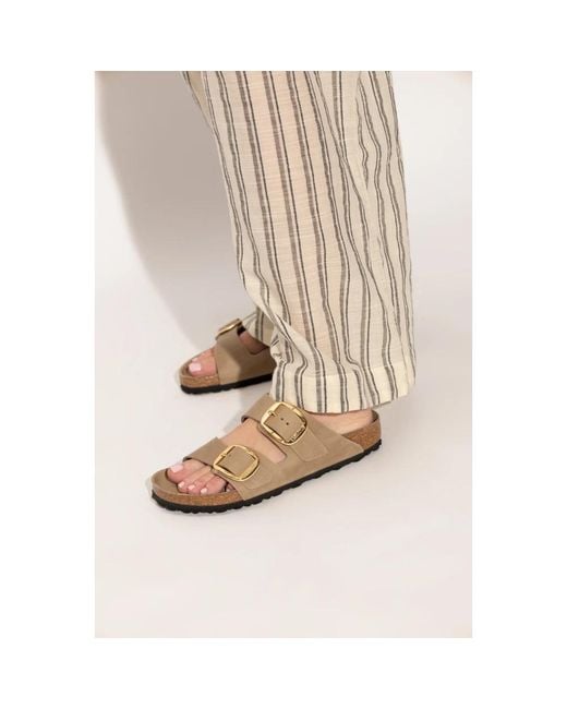 Birkenstock Brown Sliders