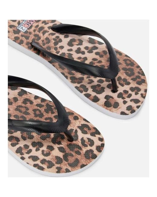 Mc2 Saint Barth Brown Flip Flops