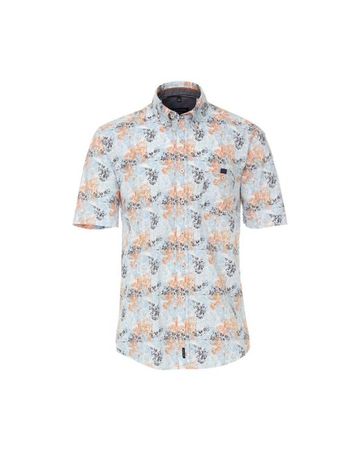 CASA MODA Casual Overhemd Met Lange Mouwen in het Blue voor heren