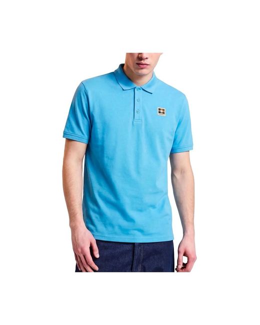 Aquascutum Blue Polo Shirts for men