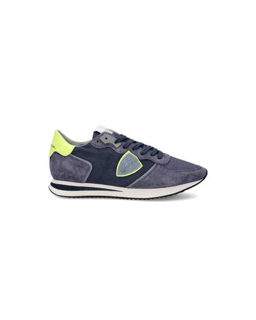 Philippe Model Blue Sneakers for men