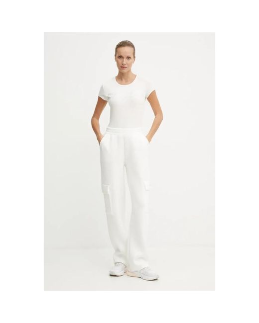 Sweatpants Guess de color White