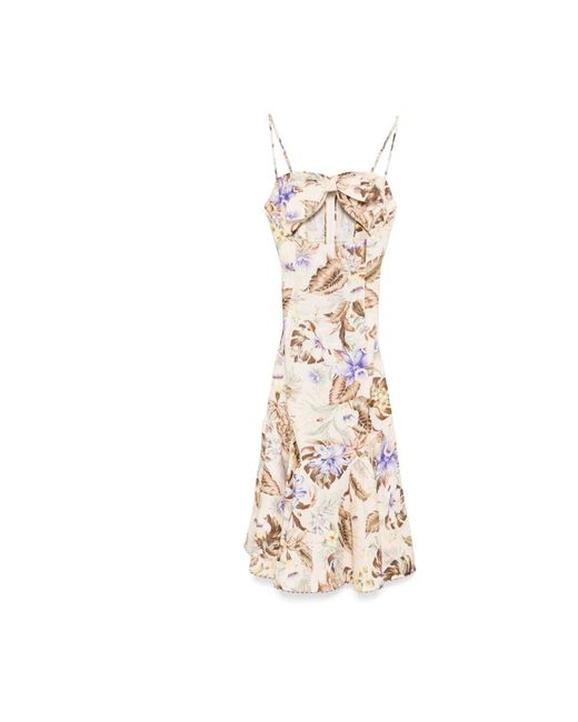 Midi Dresses di Zimmermann in Metallic