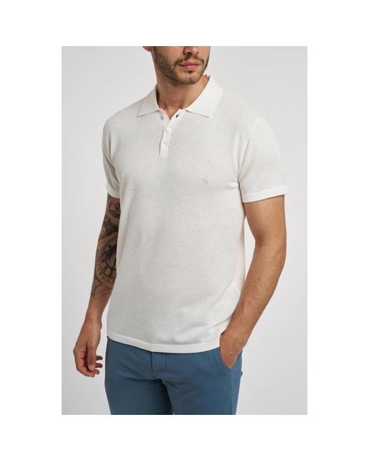 Daniele Fiesoli Gray Polo Shirts for men