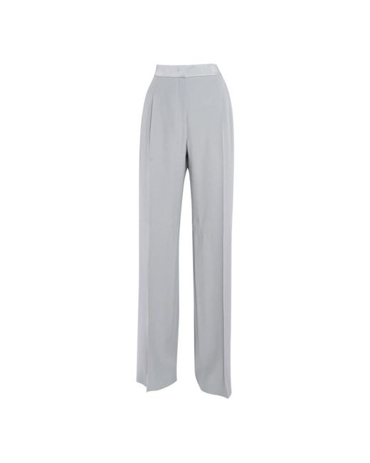 Alberta Ferretti Gray Wide Trousers