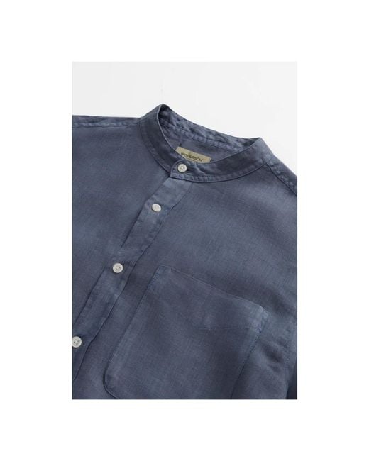 Woolrich Blue Casual Shirts for men