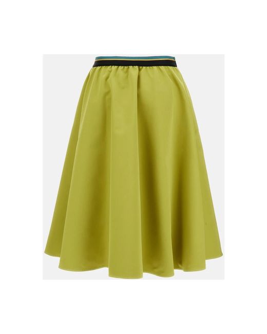 Midi Skirts Plan C de color Green