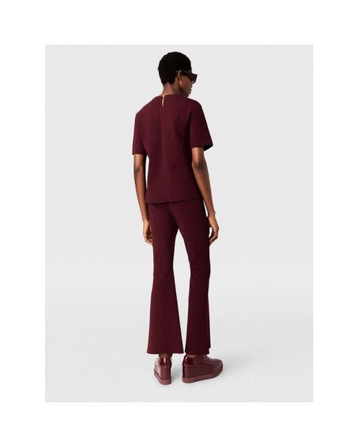 Stella McCartney Purple Wide Trousers