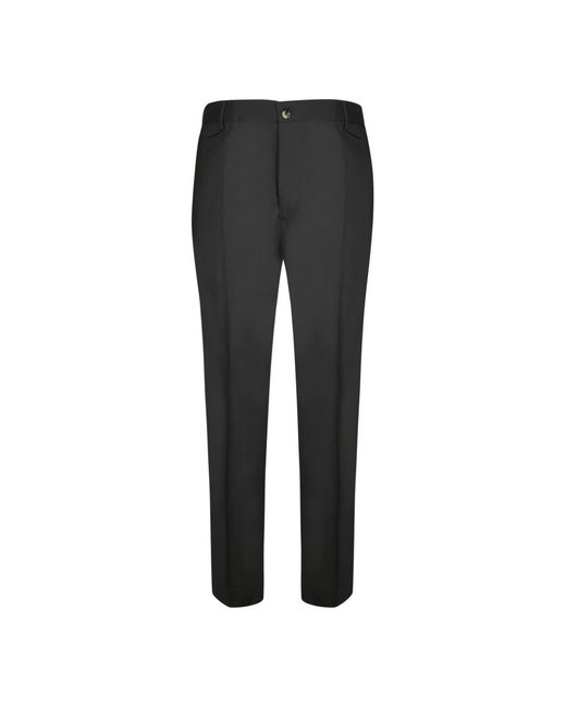 Dell'Oglio Black Suit Trousers for men