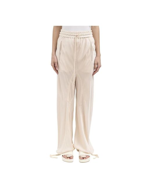 Yehuafan Natural Wide Trousers